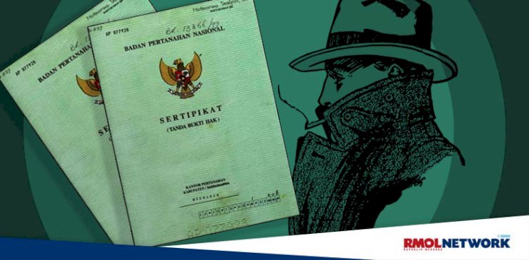 Ilustrasi mafia tanah. (ist/rmolsumsel.id) 