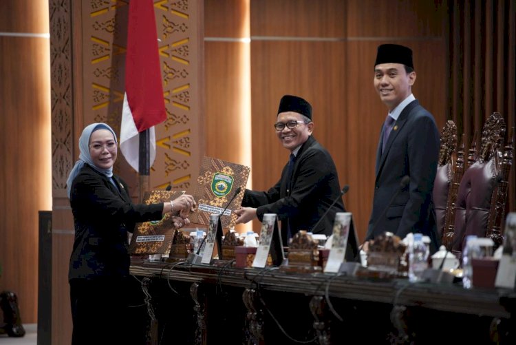  Fraksi di DPRD Provinsi Sumatera Selatan menyampaikan Pandangan umumnya terhadap Rancangan Peraturan Daerah (Raperda) Pertanggungjawaban Pelaksanaan Anggaran Pendapatan dan Belanja Daerah (APBD) Provinsi Sumatera Selatan (sumsel)  Tahun Anggaran (TA) 2023/ist