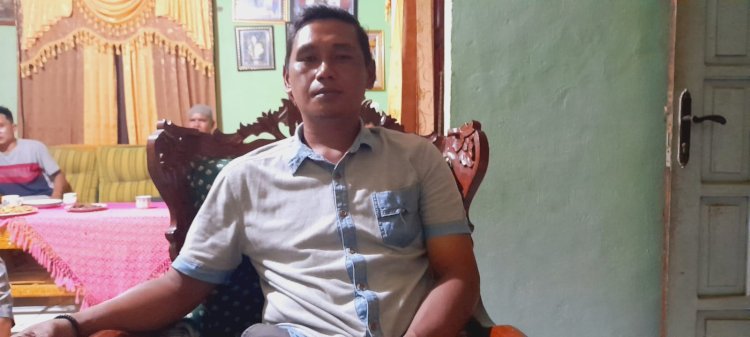 Edi Suryono Paman AR saat ditemui di kediamannya.  (Taufik/RMOLSumsel.id)