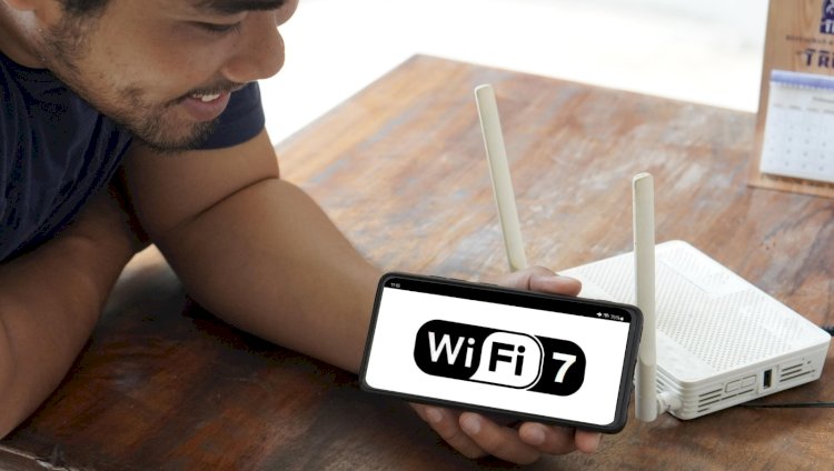 Penampakan produk Wi-Fi 7 pertama di Indonesia. (ist/rmolsumsel.id) 