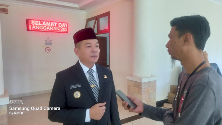 Pj Walikota Pagar Alam Lusapta Yudha Kurnia merespon kejadian dugaan penganiayaan yang melibatkan seorang kepala Puskesmas  (Taufik/RMOLSumsel.id)