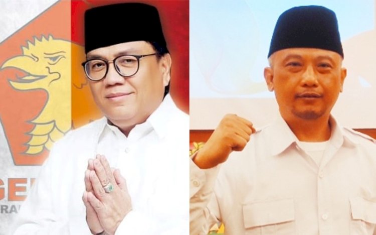 Dua Kader Gerindra H Nasrun Umar dan M Zen Syukri berebut tiket calon Bupati Muara Enim di Pilkada nanti/Foto:Kolase