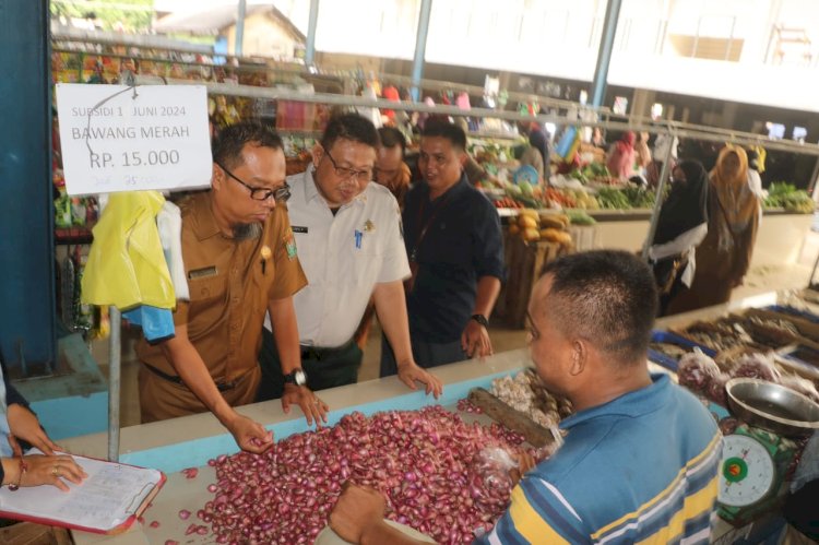 Pasar murah yang digelar oleh pemerintah Kabupaten Muara Enim. (Handout)