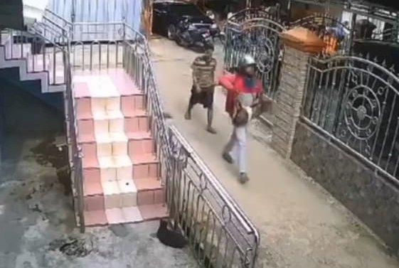 Tangkapan layar video viral aksi pencurian kambing/repro