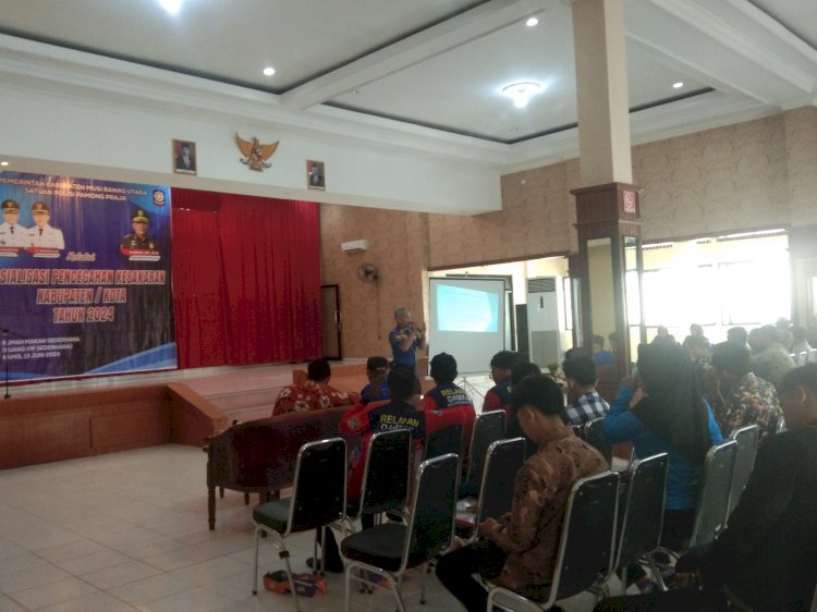 Sosialisasi pencegahan kebakaran. (ist/rmolsumsel.id) 