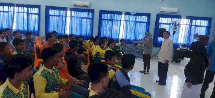 Siswa/i SMKN 3 OKU saat memgikuti seleksi magang ke Jepang/Foto: mizon