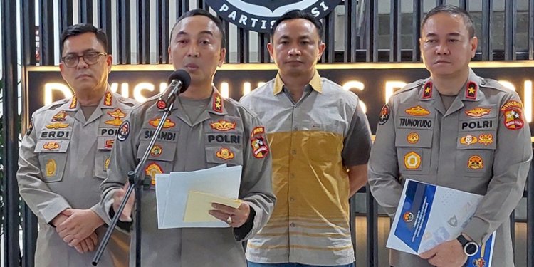 Kepala Divisi Hubungan Masyarakat (Kadiv Humas) Polri, Irjen Sandi Nugroho di Gedung Humas Mabes Polri, Jakarta Selatan, Rabu (19/6)/RMOL