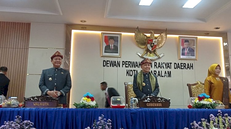 Kegiatan Paripurna Istimewa HUT Kota Paga Alam/ist