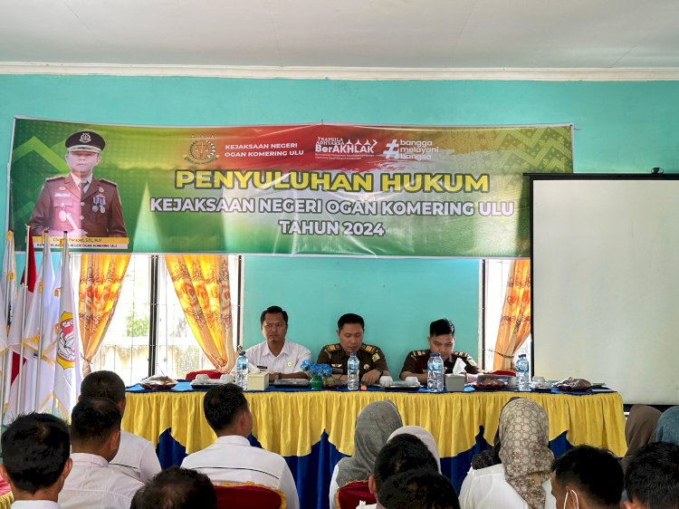 Pembekalan hukum kepada delapan desa di Kecamatan KPR Kabupaten OKU.ist