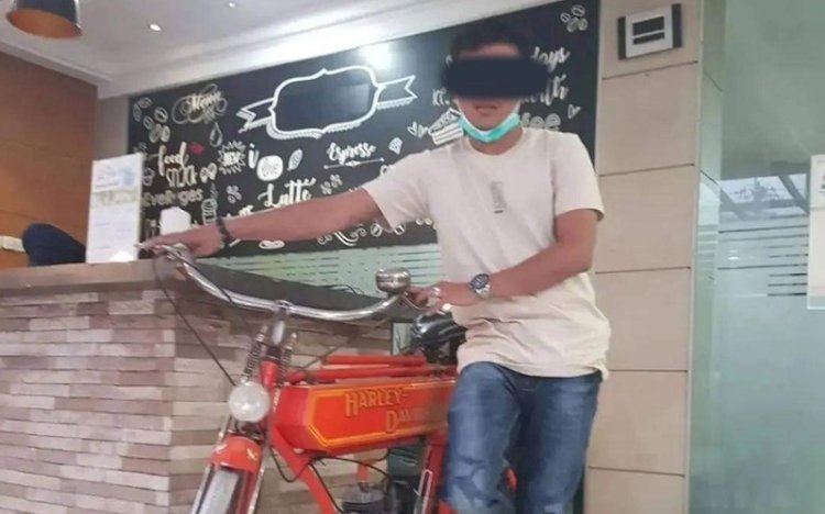 Antoni terduga pelaku pembunuhan Anton Eka Saputra yang merupakan seorang debt collector. (Dokumentasi Facebook)