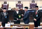 DPRD Sumsel dan Pj Gubernur Setujui Raperda Pertanggungjawaban Pelaksanaan APBD 2023