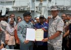 Bakamla Jemput 16 Nelayan yang Ditangkap Malaysia