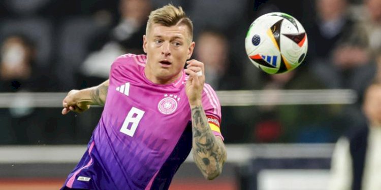 Gelandang Timnas Jerman, Toni Kroos, berharap tak pensiun usai menghadapi Spanyol di babak perempat final Piala Eropa 2024/Net