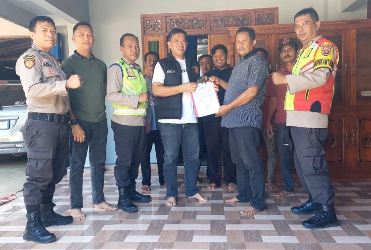 Masyarakat menyerahkan Sendiri ke pihak Polres OKU/ist