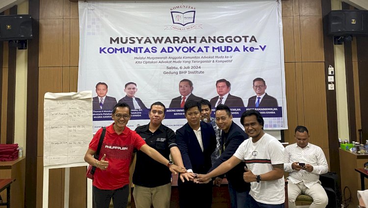 Advokat muda Sepriadi Pirasad SH, MH resmi menjabat sebagai Ketua Komunitas Advokat Muda/ist