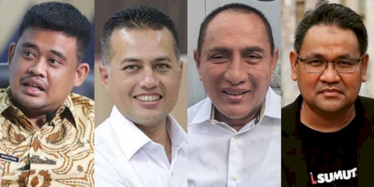 Bobby Nasution, Musa Rajekshah, Edy Rahmayadi, Teguh Santosa/Ist