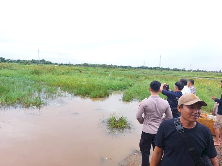 Lokasi tempat korban Taufik ditemukan meninggal dunia. (polsek kertapati/rmolsumsel.id) 