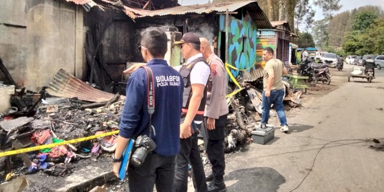 Lokasi rumah wartawan Tribrata TV, Rico Sempurna Pasaribu di Jalan Nabung Surbakti, Kabupaten Tanah Karo, Sumatera Utara/Ist