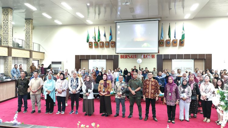 Suasana sosialisasi program peningkatan penggunaan produk dalam negeri (P3DN) dan sertifikasi tingkat komponen dalam negeri (TKDN)  bagi pelaku usaha Industri Kecil dan Menengah di Kota Palembang yang di gelar PT. Sucofindo Cabang Palembang bersama pemprov Sumsel melalui Dinas Perindustrian  di Bina Praja, Kamis (11/7) .(Dudy Oskandar/RMOLSumsel.id)   