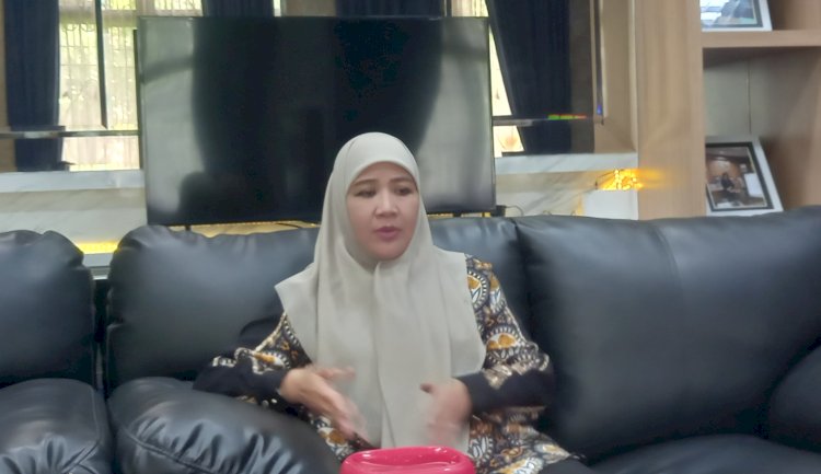 Ketua DPD NasDem Kota Pagar Alam, Hj Jenni Sandiyah/Foto: Taufik