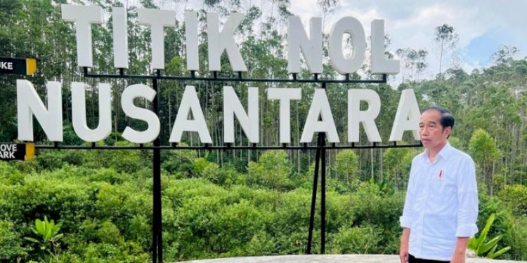 Presiden RI, Joko Widodo di Titik Nol Nusantara/Net
