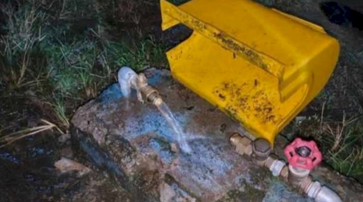  Water meter di rumah warga di Desa Nanjungan hilang diembat maling/ist