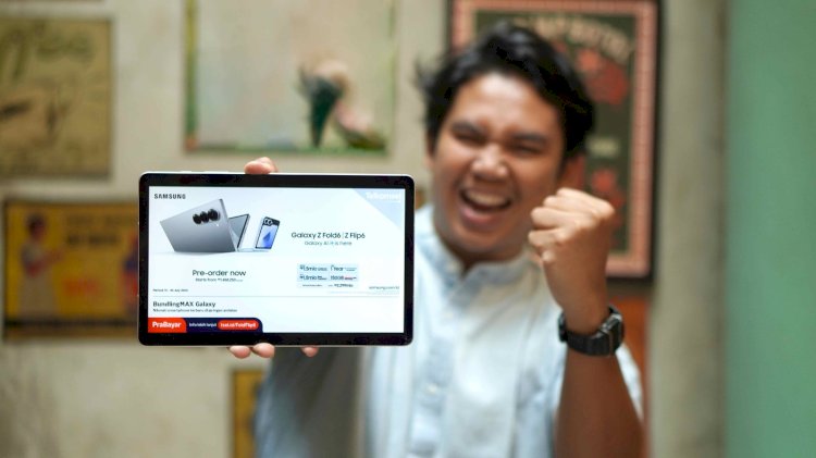 enampakan produk samsung Z Fold6 dan Flip6/ist