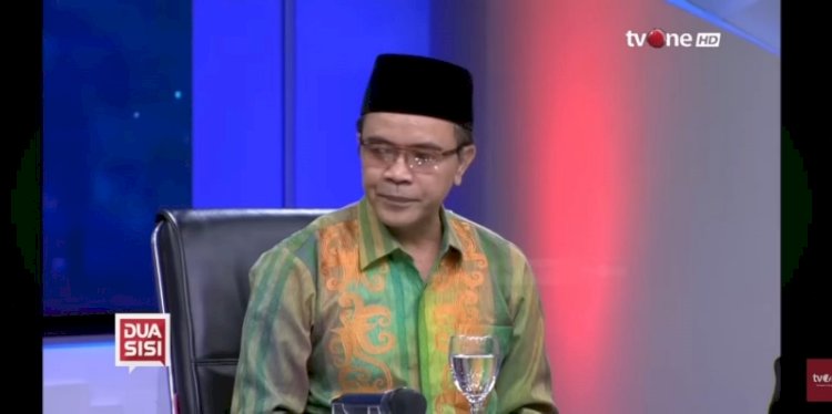Wakil Katib Syuriah PWNU DKI Jakarta, Taufik Damas dalam acara Talk Show Dua Sisi TV One/Repro