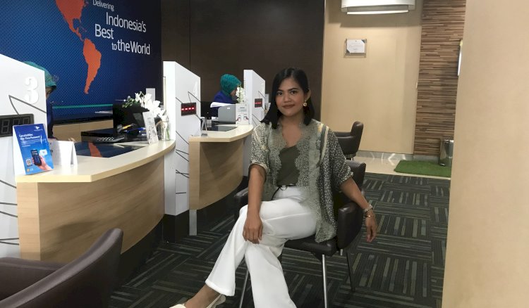 Senior Manager Palembang Branch Manager Garuda Indonesia, Fachradina Ramadhani/Foto: Maya Hasan