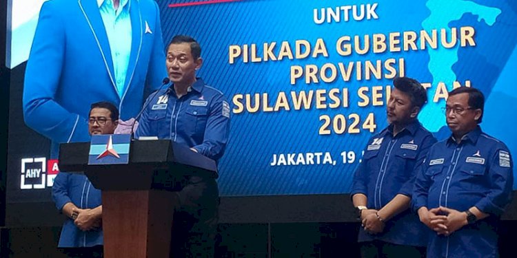 Ketua Umum Partai Demokrat, Agus Harimurti Yudhoyono (AHY), memberikan keterangan kepada awak media di kantor DPP Partai Demokrat, Menteng, Jakarta Pusat, Jumat (19/7)/RMOL