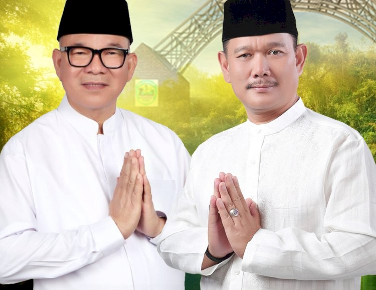 Pasangan Asri - Irwan yang dikabarkan bakal maju pada Pilkada PALI. (ist/rmolsumsel.id) 