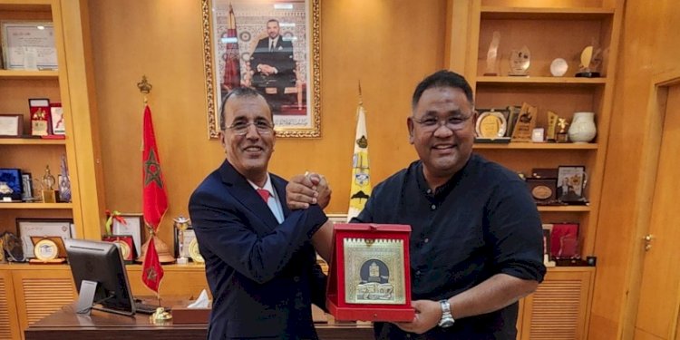 Ketua Umum Jaringan Media Siber Indonesia (JMSI), Teguh Santosa di Maroko/Ist