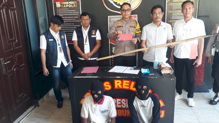 Dua orang pelaku karhutla diamankan Polres Lubuklinggau. (Handout)