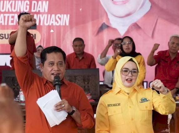 Pasangan Askolani-Netta Indian. (ist/rmolsumsel.id) 