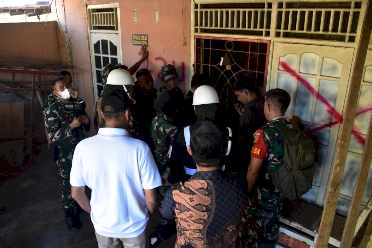 Kodam II Sriwijaya (Swj) melakukan penertiban terhadap satu rumah dinas di Komplek Jalan Puncak Sekuning, Kelurahan 26 Ilir 1, Kecamatan Ilir Barat 1, Palembang/ist