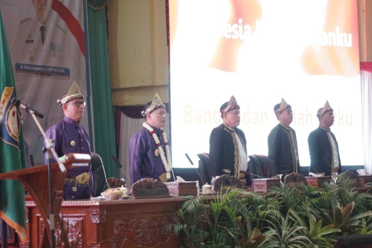 Rapat Paripurna Istimewa DPRD Kabupaten OKU dalam rangka memperingati Hari Jadi ke-114 Kabupaten OKU/ist