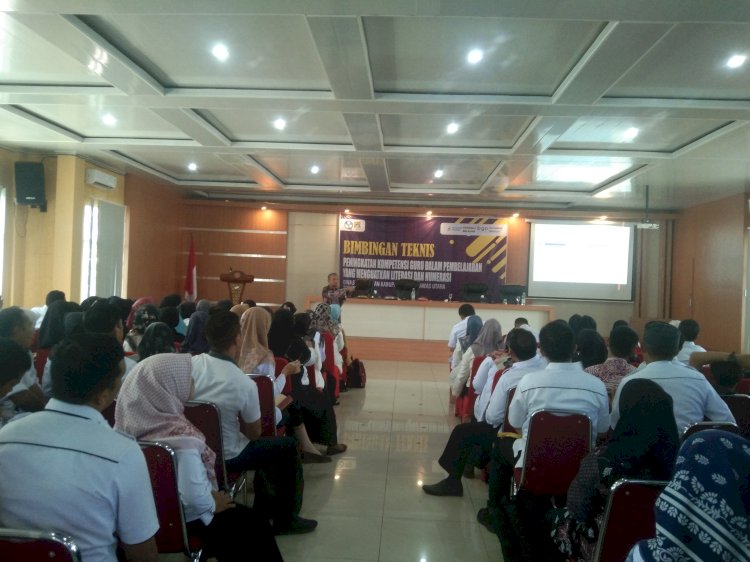 Bimtek literasi dan numerasi yang digelar Disdik Muratara. (ist/rmolsumsel.id) 