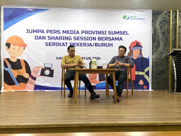 Sharing session yang digelar BPJS Ketenagakerjaan Sumbagsel. (ist/rmolsumsel.id) 