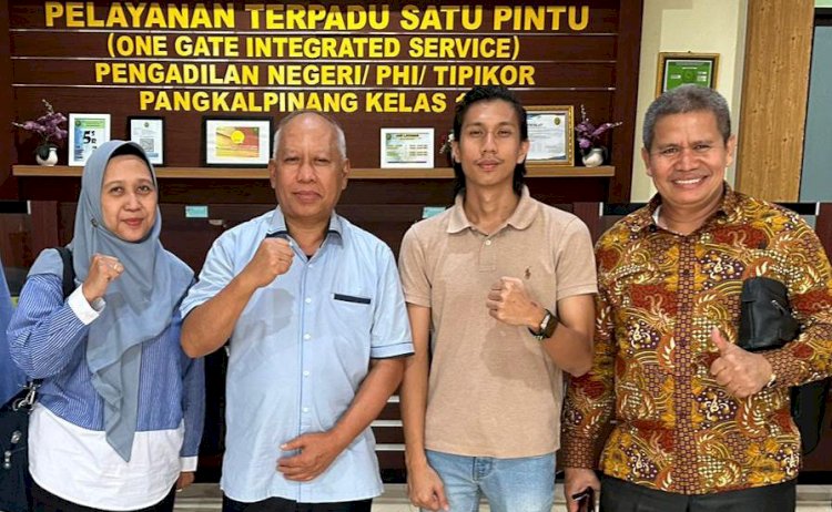 Kuasa Hukum Tersangka Mch Roby, Dahlan Pido. (ist/rmolsumsel.id) 