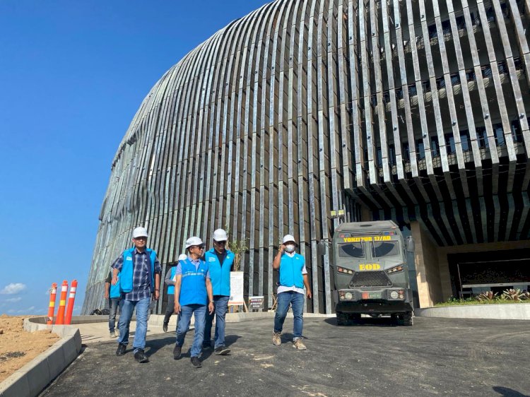 Suasana pada saat kegiatan Presiden RI Joko Widodo di IKN (humas PLN)