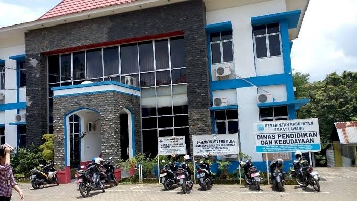 Kantor Disdikbud Kabupaten Empat Lawang. (Handout)