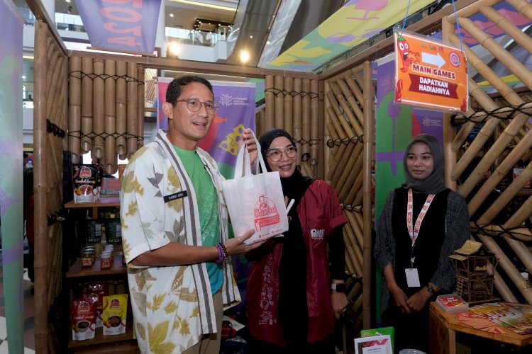  Sandiagauno saatengunjungi UMKM binaan PLN UID S2JB (humas PLN)