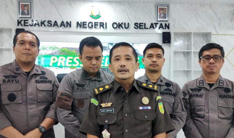 Kasi Intelijen Kejari OKU Selatan, David L Sipayung (Handout)