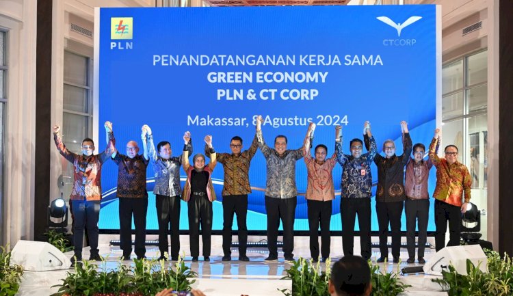 PT PLN (Persero) telah menjalin kerja sama strategis dengan PT CT Corpora (CT Corp) untuk mendorong penggunaan energi hijau di lingkungan bisnis /ist