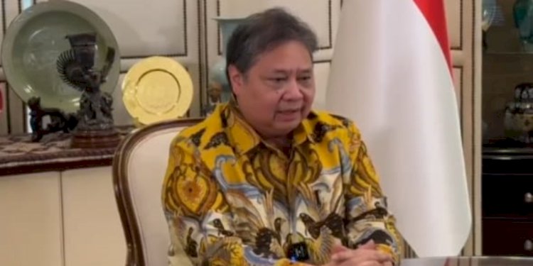 Tangkap layar Ketua Umum Partai Golkar Airlangga Hartarto/RMOL