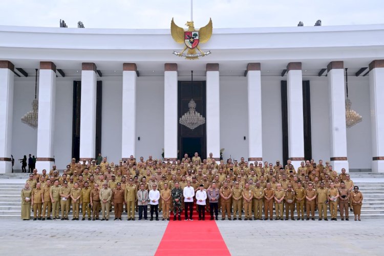 Bupati OKU Timur menghadiri pengarahan Presiden Joko Widodo di IKN/ist