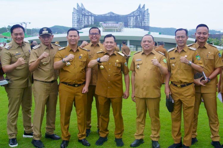 Pj Bupati Muara Enim H Henky Putrawan hadiri undangan sekaligus mengikuti arahan dari Presiden RI, Joko Widodo, di Istana Negara,  Ibu Kota Nusantara/ist