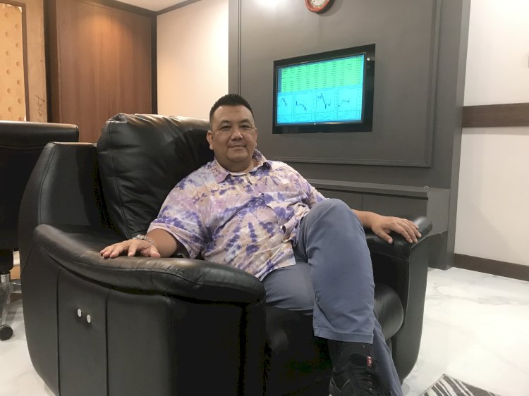  Kepala Cabang PT Rifan Financindo Berjangka (RFB) Cabang Palembang Eko Budhi Prasetyo (mayahasan/rmolsumsel.id)