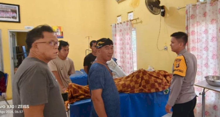 Korban tewas kecelakaan di jalan lintas Provinsi perbatasna BTS Ulu dengan Kecamatan Muara Lakitan.(foto Polsek BTS Ulu/rmolsumsel.id) 