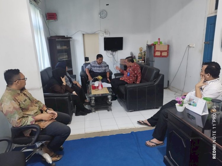 Kepala DPMD saat menerima kunjungan Kepala BNNK Empat Lawang. (ist/rmolsumsel.id) 